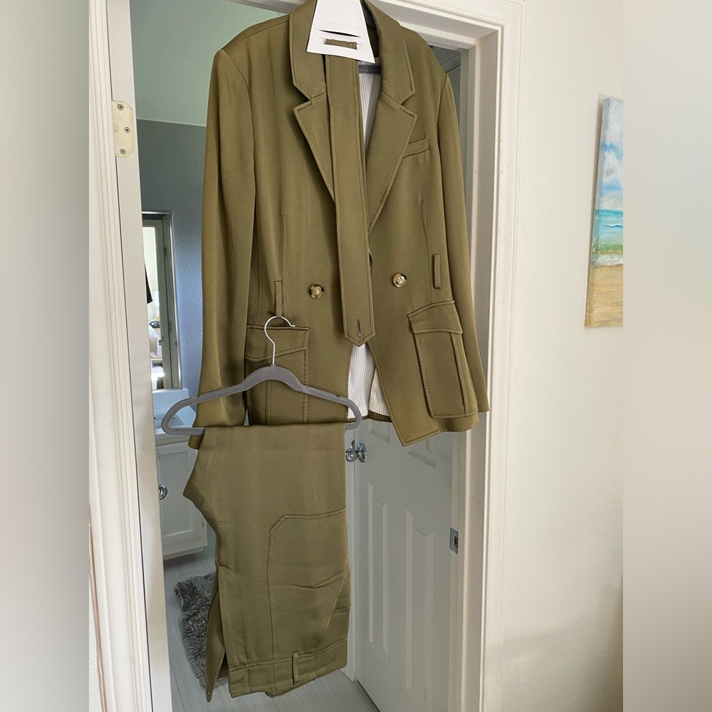 Veronica Beard pant suit.